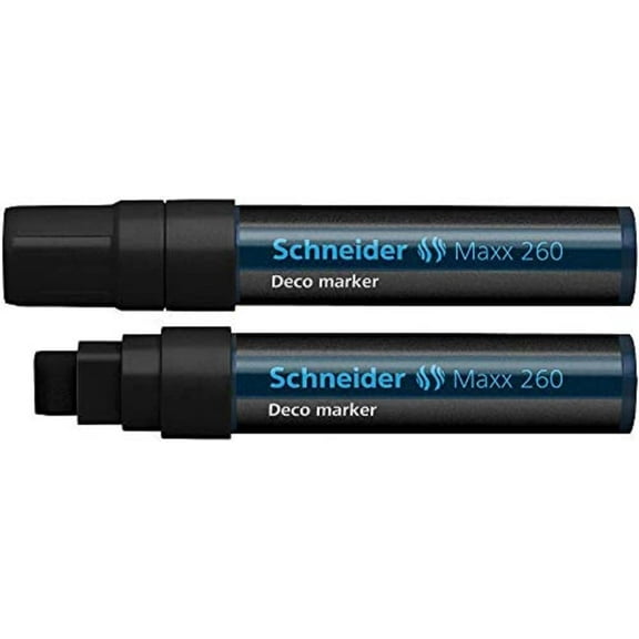Schneider Novus 126001 Deco Marker 260 4 + 12 mm Black