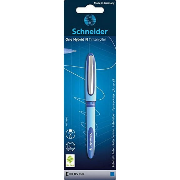 Schneider Pen, One Hybrid N, 0.5 mm, Blister Pack, Blue (78343)