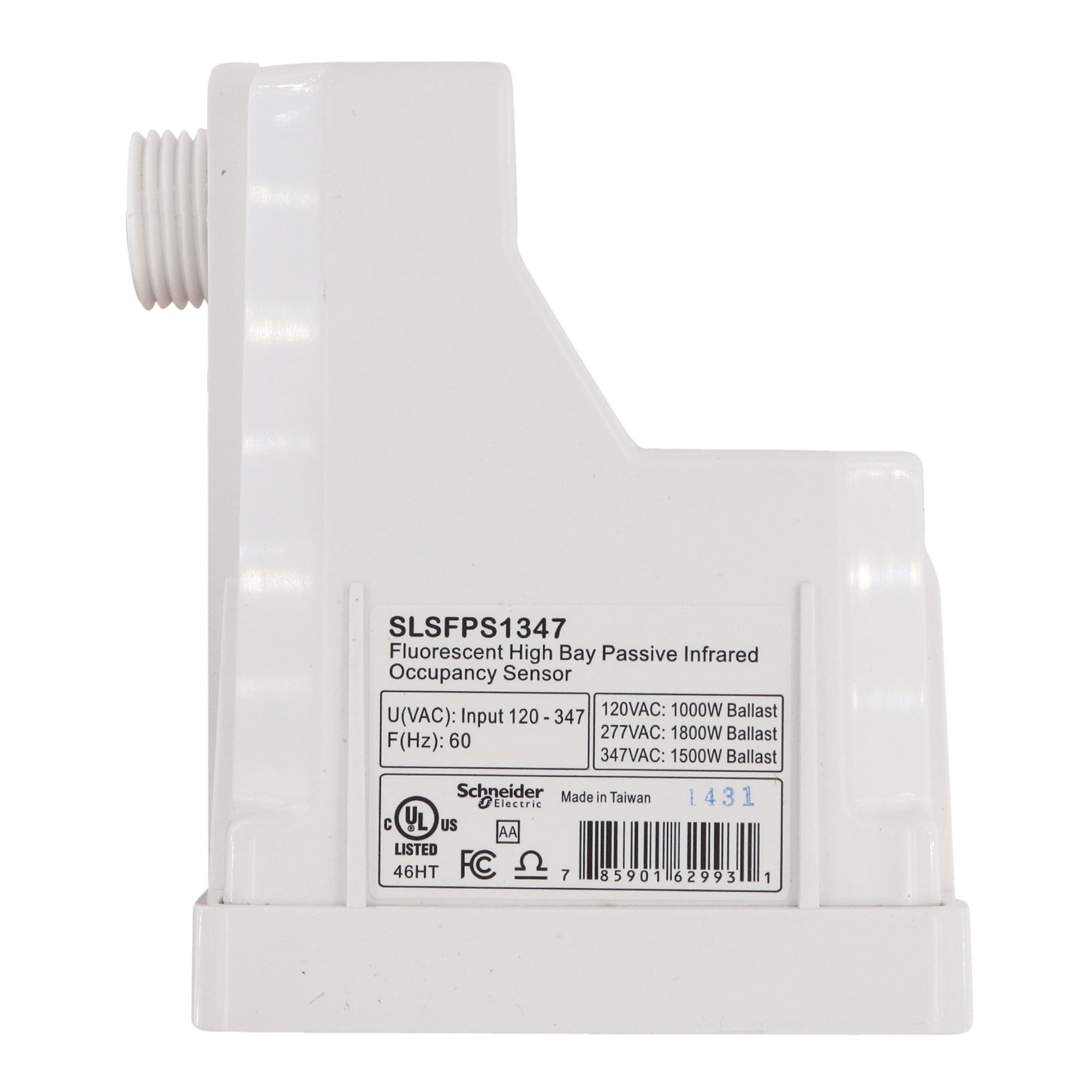 Schneider SLSFPS1347 Fixture Mount High-Bay PIR Occupancy Sensor, 120 ...
