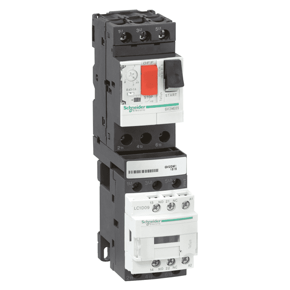 Schneider Safe Motor Starter Assemble Contactor 25A Coil 440VAC Thermal Motor Circuit Breaker 17-23Amp