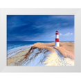 thumbnail image 1 of Schneider, Sigur 32x25 White Modern Wood Framed Museum Art Print Titled - Leutturm bei List-Sylt, 1 of 4