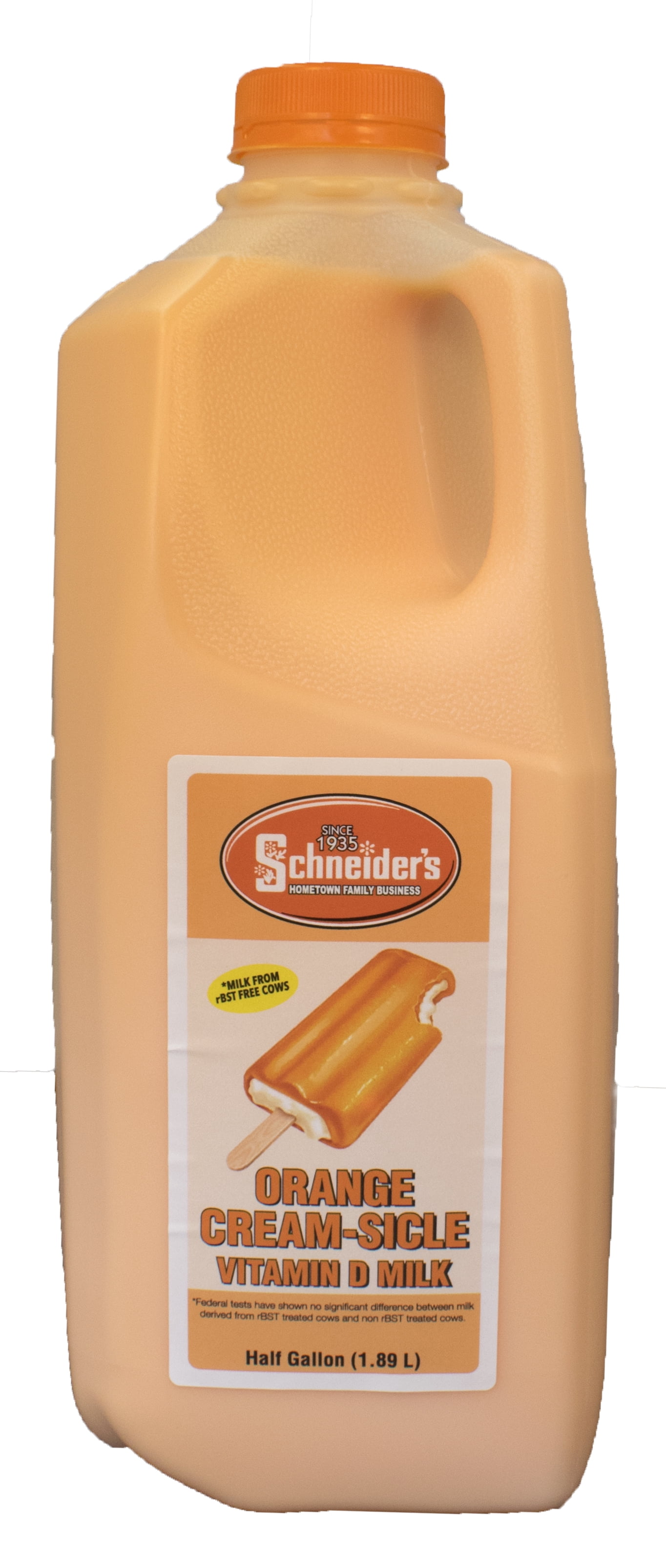 Schneider's Orange Cream-Sicle Vitamin D Milk, Half Gallon