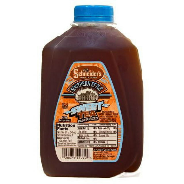 Schneider's Southern Style Sweet Tea, 1 Gallon - Walmart.com
