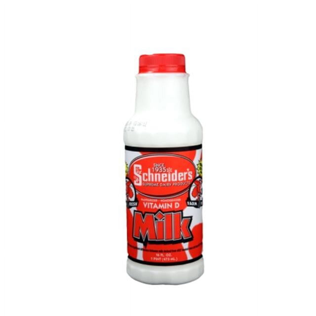 Schneider's, Milk, Vitamin D, 16 oz, Bottle
