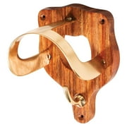Schneiders Berlin Brass and Wood Bridle Bracket for Organize Tack | Brass/Wood
