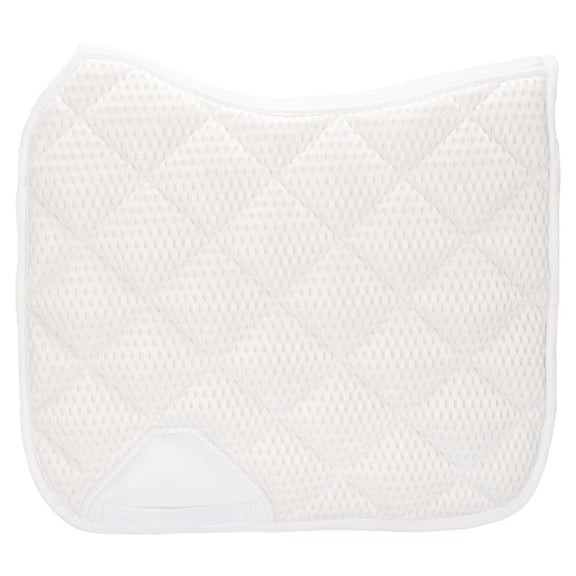 Schneiders Breathable Mesh Dressage Horse Saddle Pad | Contoured Wither Relief | White