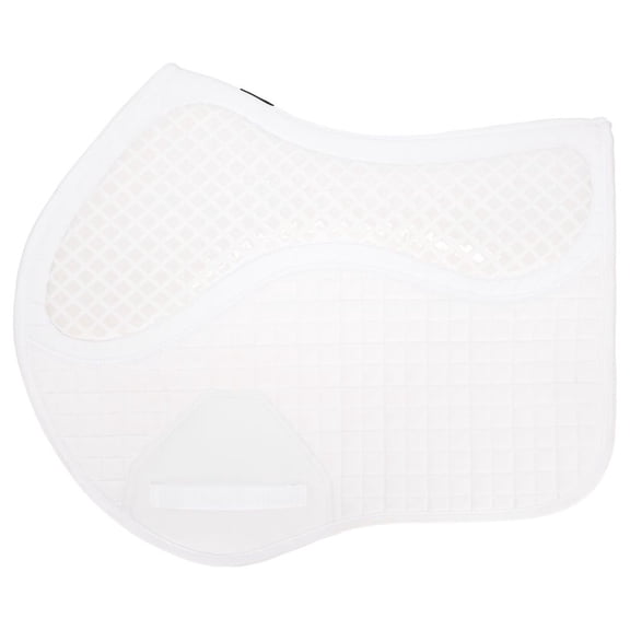 Schneiders Close Contact Non-Slip Combo Jump Horse Saddle Pad | Color White