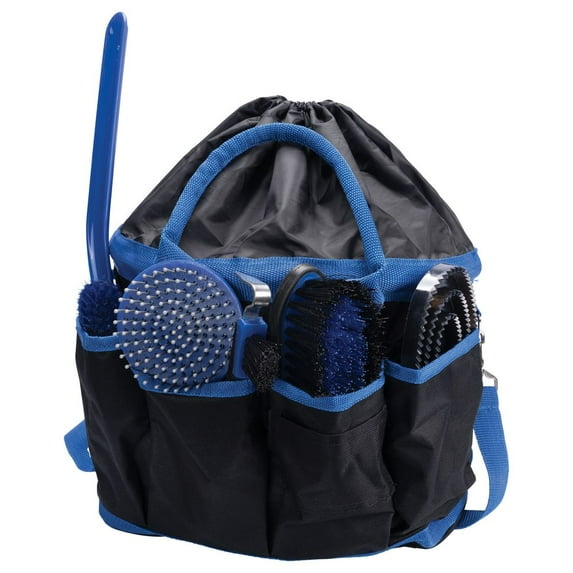 Schneiders Deluxe Horse Grooming Kit | Convenient Shoulder Strap | Color Royal