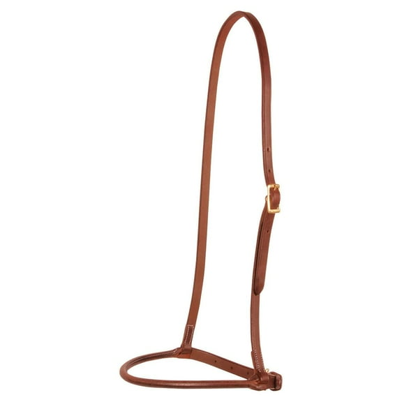 Schneiders Double S Rolled Nose Caveson for Horses Efficient Horse Training Aid