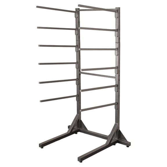 Schneiders Easy-Up Pro 12 Arm Free Standing Saddle Pad Rack Stand | Color Gray Armor