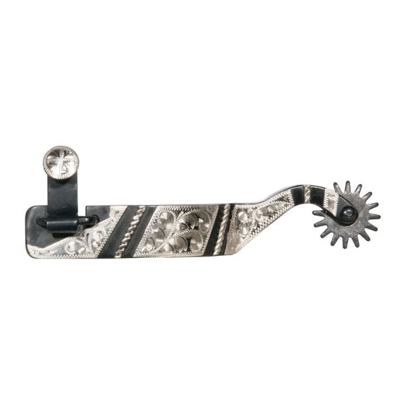 Schneiders Engraved Pleasure Spur Rockgrinder | For Horse Riding | Mens