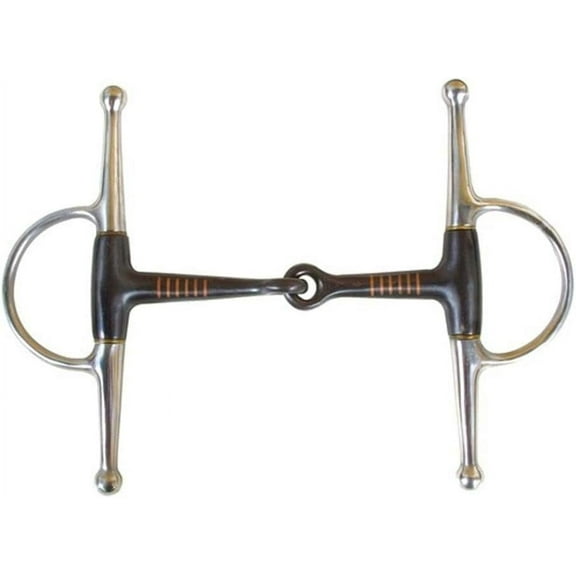 Schneiders FES Horse Bit Sweet Iron Snaffle 5 Full Cheek | Promotes Salivation and Responsiveness | Perfect for Younger Horses | Prevents Bit Pulling | Promotes Independent Side Movement