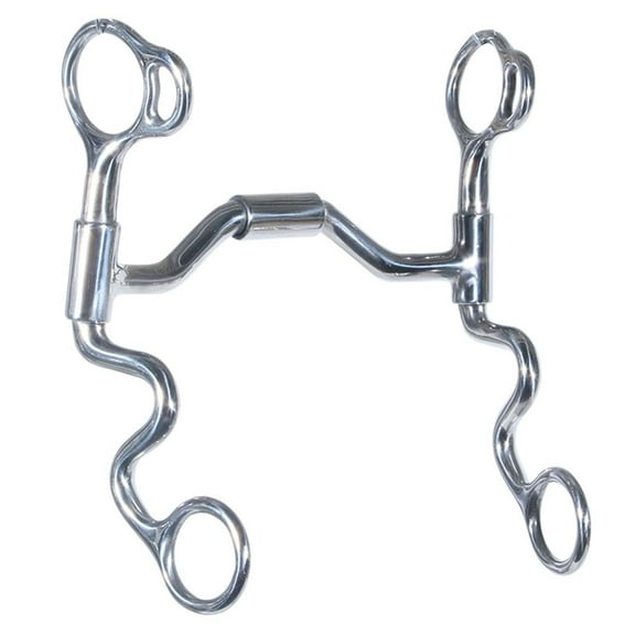 Schneiders FES Horse Bit Western Jointed Port/Roller Mout | Pinchless Design