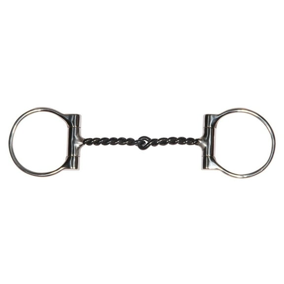 Schneiders FES Offset D Ring Twisted Sweet Iron Snaffle Horse Bit |Training Bit