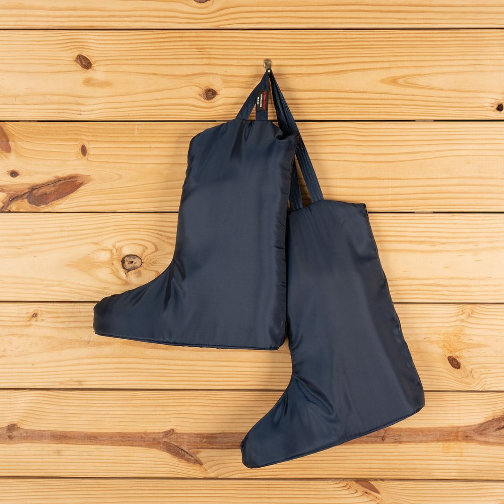 Schneiders Fleece-Lined Western Boot Bag | Durable 420D Nylon with Soft Lining | Navy