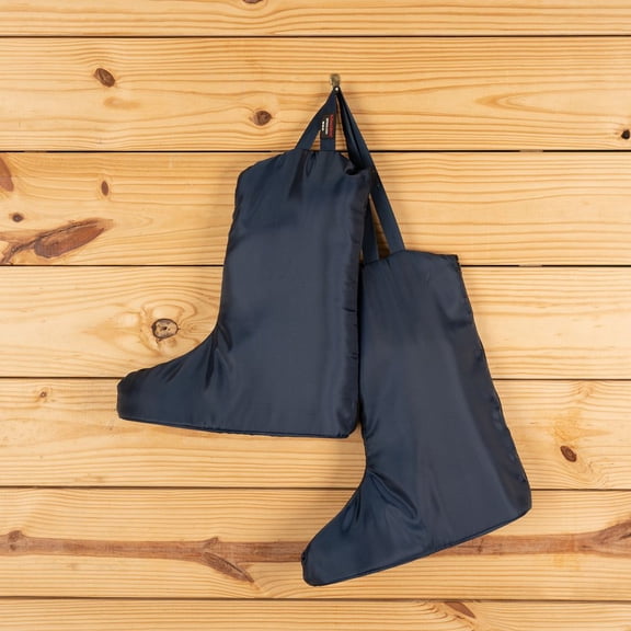 Schneiders Fleece-Lined Western Boot Bag | Durable 420D Nylon with Soft Lining | Navy