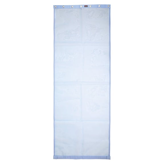 Schneiders Mosquito Mesh Aisle Entry Way Fly Curtain | Breathable & Durable | Color Blue
