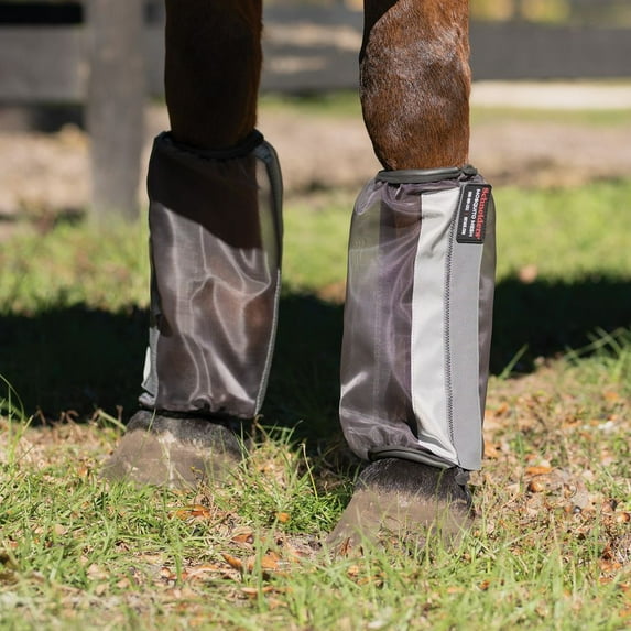 Schneiders Mosquito Mesh II Non-Fitted Draft Fly Boots | Set of 4 | Color Gray