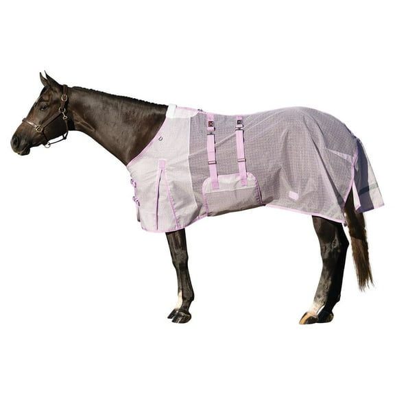 Schneiders Ripstop Nylon Mesh II Horse Fly Sheets | Euro Bellyband | Lilac | 86