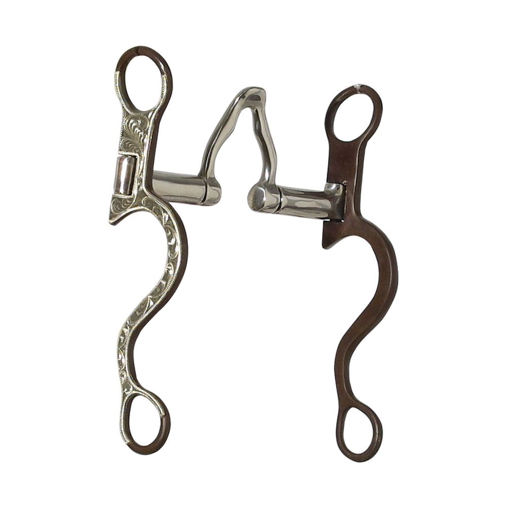 Schneiders Robart Spring Loaded Spade Mouth Horse Bit | Silver Plated ...