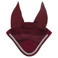 thumbnail image 1 of Schneiders Satin Fly Bonnet with Clear Crystals | Breathable Mesh | Color Merlot, 1 of 4