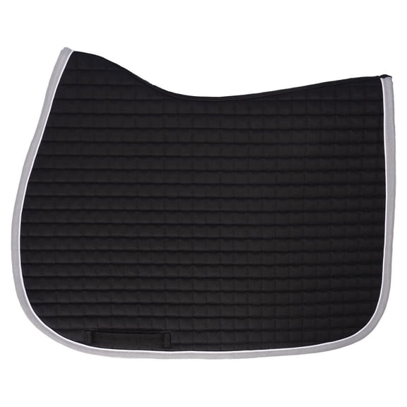 Schneiders Wicking Quilted All Purpose Horse Saddle Pad | Contoured Fit Wither Relief | Black Gray