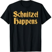 Schnitzel Happens Shirt Funny Vintage Oktoberfest German T-Shirt