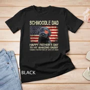 Schnoodle Dog Dad Happy Father'S Day To My Amazing Dog Dad Unisex T-Shirt Unisex S-5XL Hot Trending Shirt, Vintage Birthday Gift