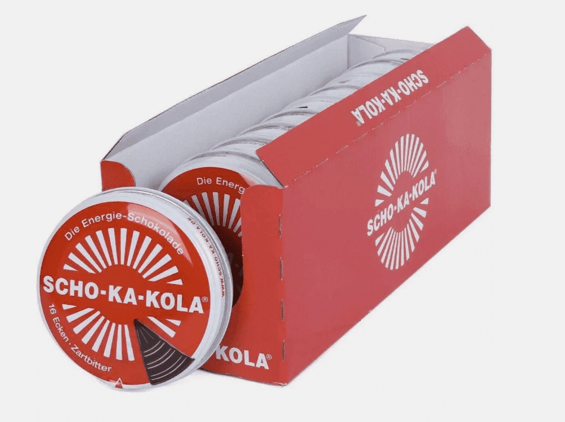 Scho-ka-kola Energy chocolate - DARK - 10 pack - Walmart.com