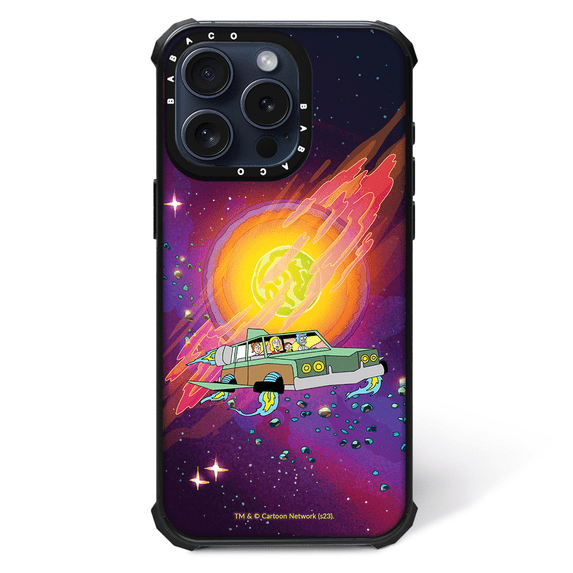 Schockproof Phone Case, Compatible with Magsafe for Apple IPHONE 13 PRO Original and Officially Licensed Rick and Morty Pattern Rick and Morty 046, Fitted to The Shape of The Mobile Phone, TPU Case