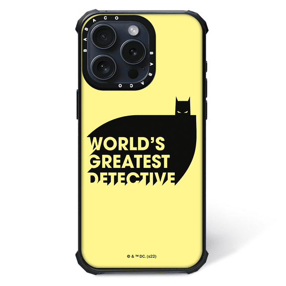 Schockproof Phone Case, Compatible with Magsafe for Apple IPHONE 14 Original and Officially Licensed DC Pattern Batman 051, Perfectly Fitted to The Shape of The Mobile Phone, TPU Case