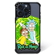 thumbnail image 1 of Schockproof Phone Case, Compatible with Magsafe for Apple IPHONE 15 Original and Officially Licensed Rick and Morty Pattern Rick and Morty 007, Fitted to The Shape of The Mobile Phone, TPU Case, 1 of 5