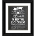 thumbnail image 1 of Schoen, Claudia 26x32 Black Ornate Wood Framed with Double Matting Museum Art Print Titled - Life is like Riding a bicycle, 1 of 4