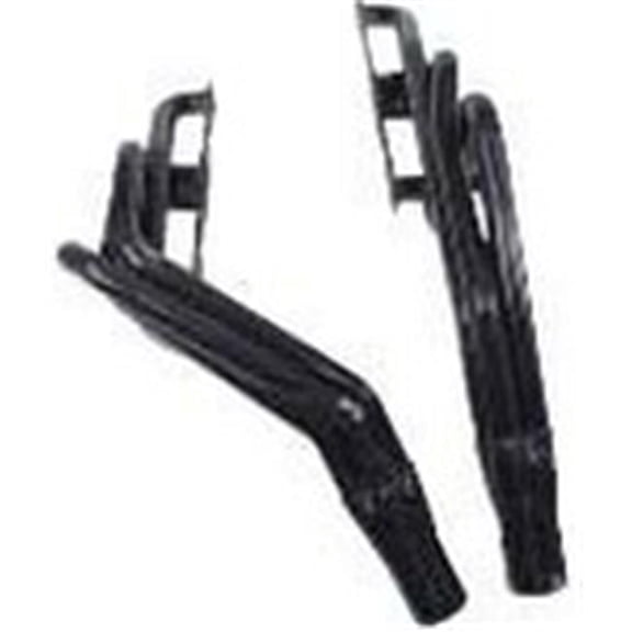 Schoenfeld SCH135V-3 1.62-1.75 in. Tubes Asphalt Late Model Conventional Crossover Headers for Small Block Chevy - Standard Port