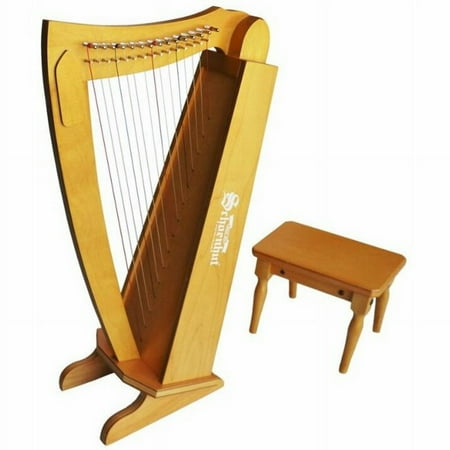 Schoenhut 15 String Harp w/ bench