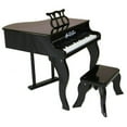 thumbnail image 1 of Schoenhut Toy Piano 3005B 30 key Black Fancy Baby Grand with Bench, 1 of 2