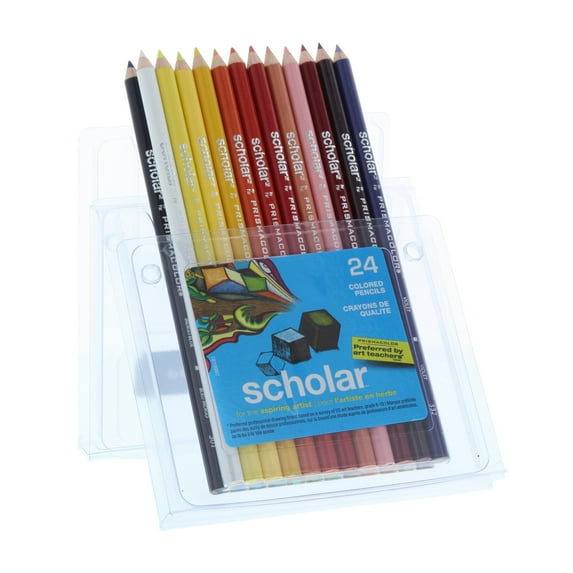 Scholar Colored Pencil Set, 3 Mm, 2b (#2), Assorted Lead/barrel Colors, 24/pack | Bundle of 5 Sets