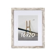 thumbnail image 1 of Scholartree 16x20 Wood Gallery Poster Frame, 16x20 Matted to 11x14 Wall Frames, White, 1 of 1