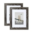 thumbnail image 1 of Scholartree 2 PACK 8x10 Wood Picture Frames, Front Loading Basic Tabletop Picture Frame, Dark gray, 1 of 5