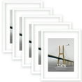 thumbnail image 1 of Scholartree 5-in-1 Contemporary Gallery Picture Frame Set, 12 x 16 Wall Picture Frames, White, 1 of 7