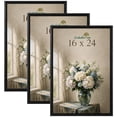 thumbnail image 1 of Scholartree Black Picture Frames, 16x24 Poster Frames Set of 3 for Gallery Wall, 1 of 5