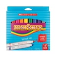 thumbnail image 1 of Scholastic Art Markers, Broad Tip, Assorted Colors, Pack of 10, 1 of 1