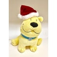thumbnail image 1 of Scholastic Clifford The Big Red Dog yellow T-bone Puppy in Christmas Holiday Santa hat 11" Plush Soft Toy, 1 of 4