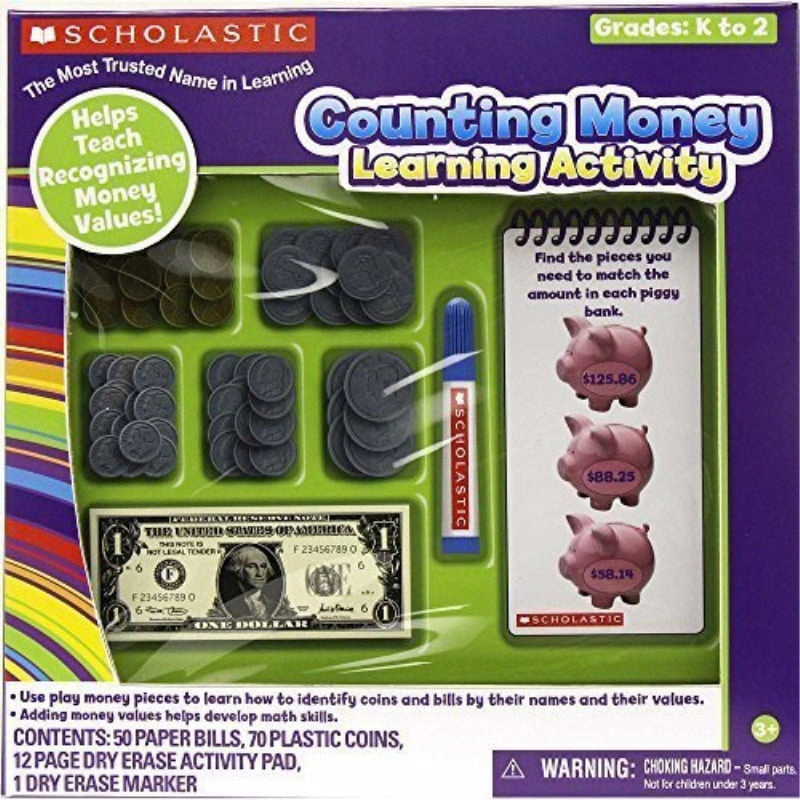 Scholastic Dry Erase Learning Pad Counting Money by Tara Toys