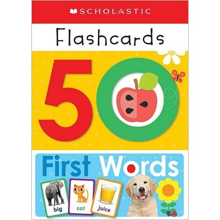 Scholastic Early Learners: 50 First Words Flashcards: Scholastic Early Learners (Flashcards) (Other)