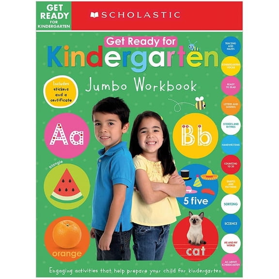 Scholastic Early Learners Get Ready for Kindergarten Jumbo Workbook: Scholastic Early Learners (Jumbo Workbook), (Paperback)