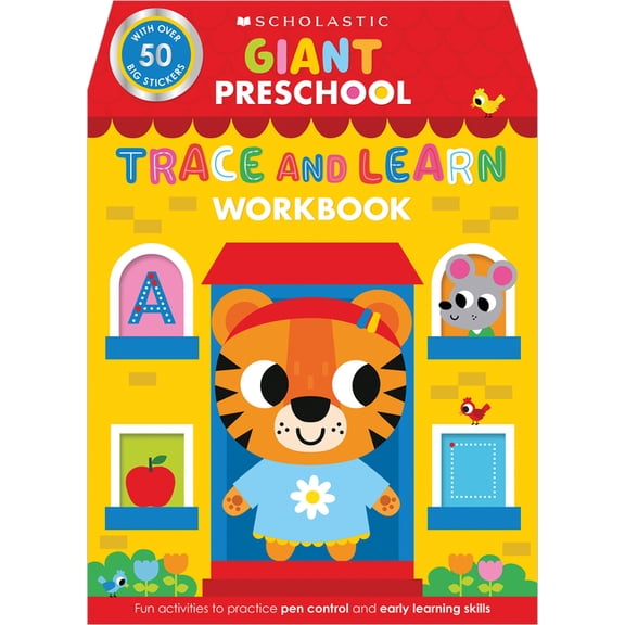 Scholastic Early Learners Giant Preschool: Trace and Learn Workbook (Scholastic Early Learners) (Paperback)