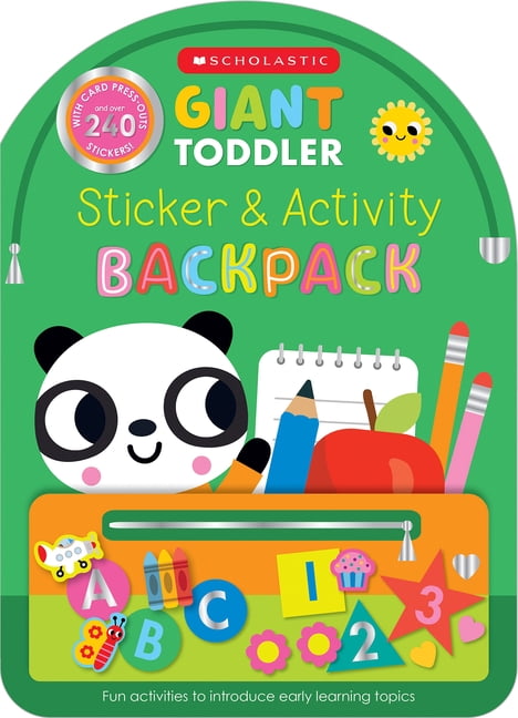 Scholastic Early Learners Giant Toddler: Sticker & Activity Backpack (Scholastic Early Learners), (Paperback)