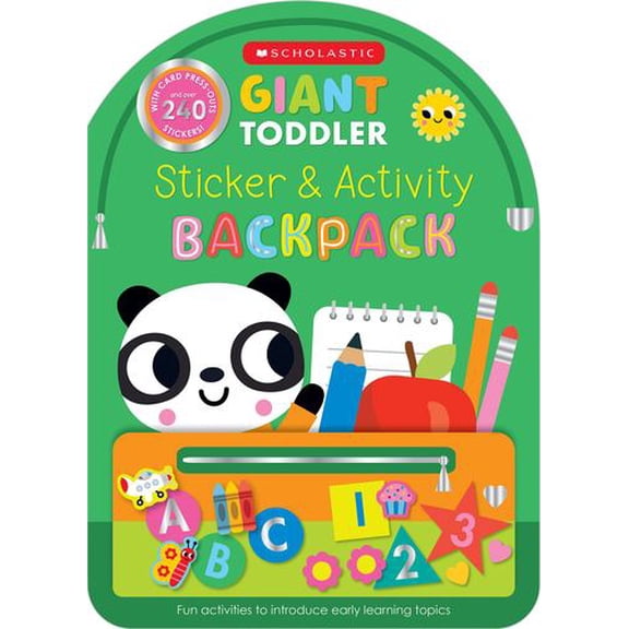 Giant Toddler: Sticker Activity Backpack (Scholastic Early Learners)