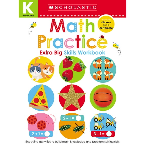 Scholastic Early Learners: Math Practice Kindergarten Workbook: Scholastic Early Learners (Extra Big Skills Workbook) (Paperback)